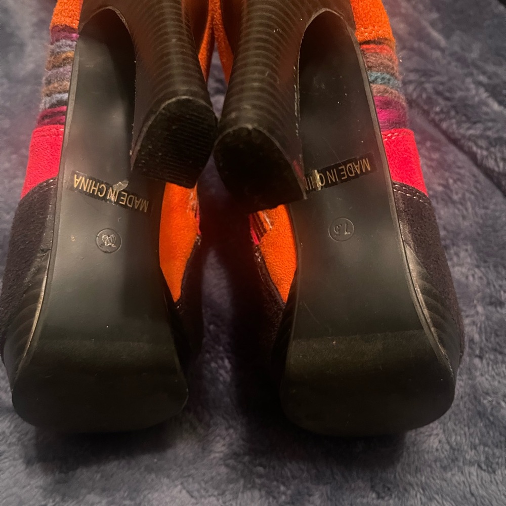 Fashion High Heel Boots - 7.5 - Picture 10 of 10